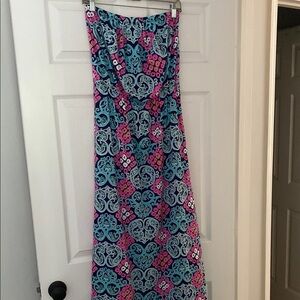 Colorful Patterned Maxi Skirt